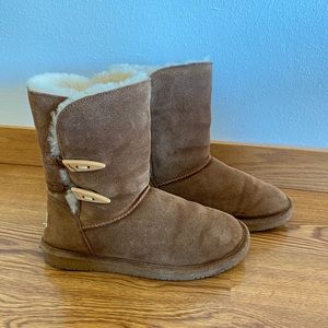 Bear Paw cozy suede boots